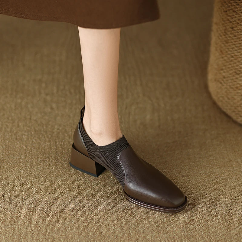 Square-Toe Loafer (Lillian)