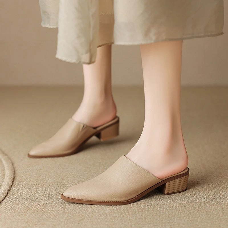 Pointed-Toe Mule (Celia)