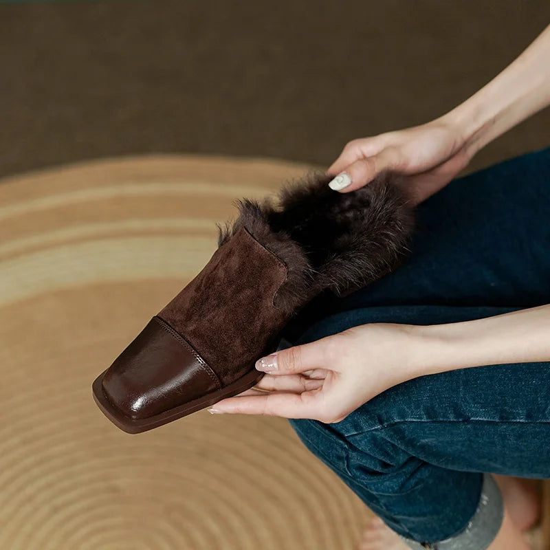 Square-Toe Mule (Zulema)