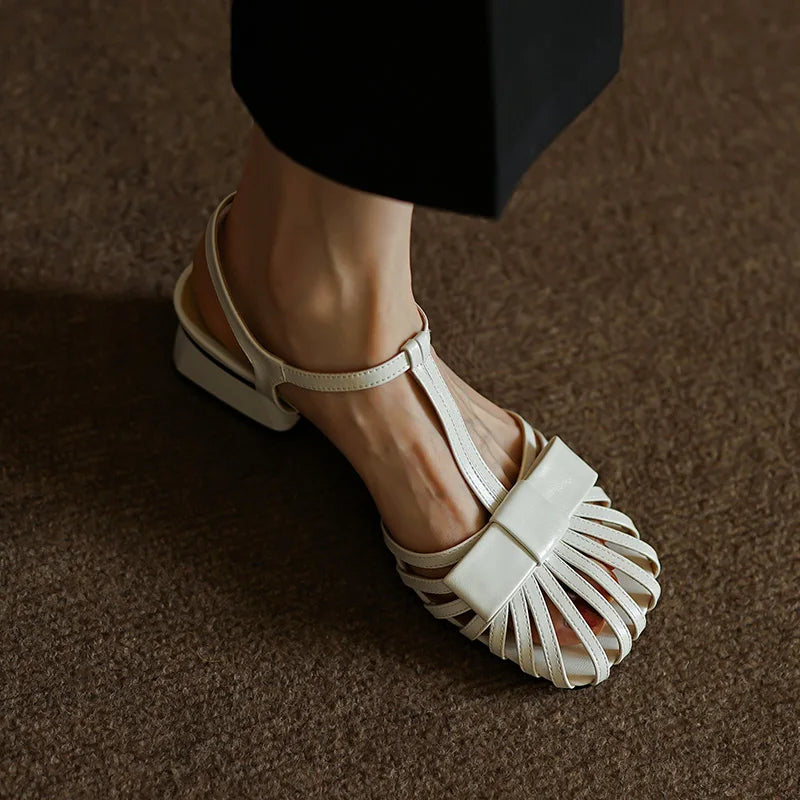 Square-Toe Sandal (Xabrina)