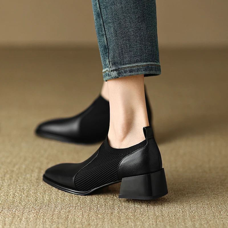 Square-Toe Loafer (Lillian)