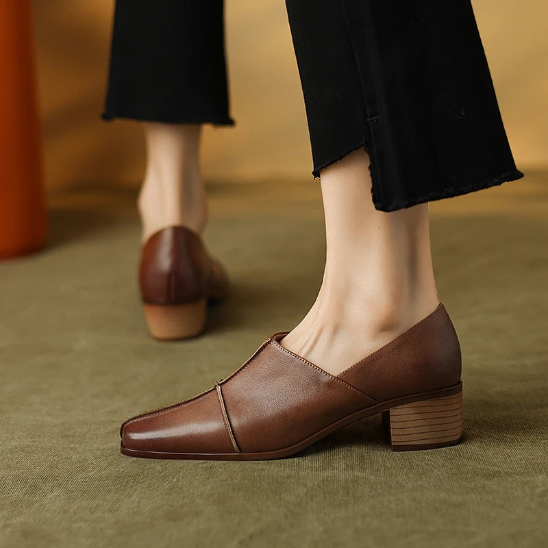 Square-Toe Slip-on (Fiona)