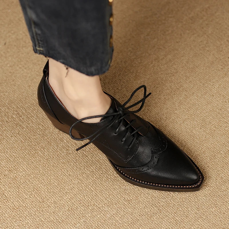 Pointed-Toe Lace-up (Mandy)