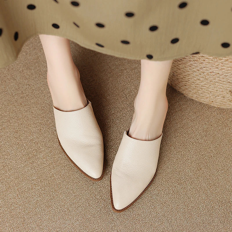Pointed-Toe Mule (Celia)