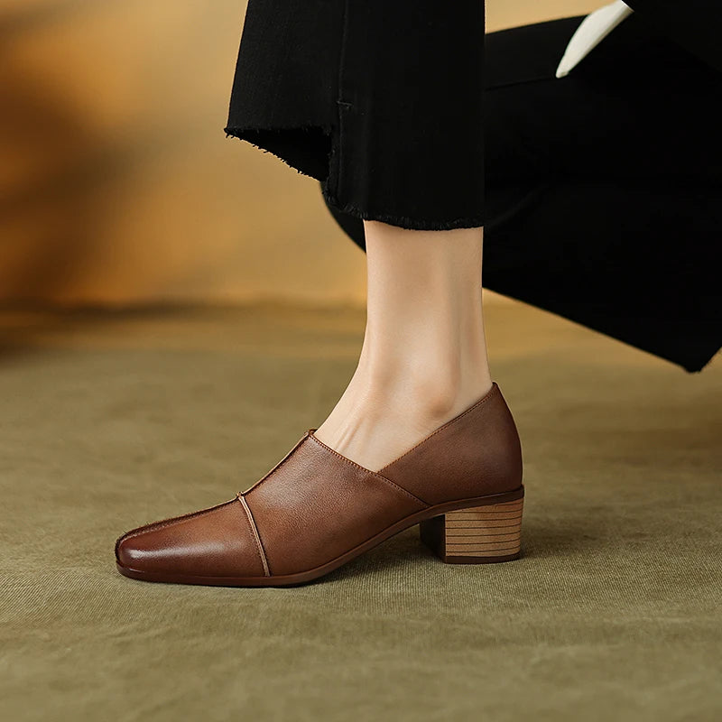 Square-Toe Slip-on (Fiona)