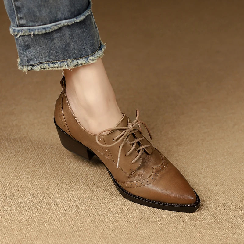 Pointed-Toe Lace-up (Mandy)