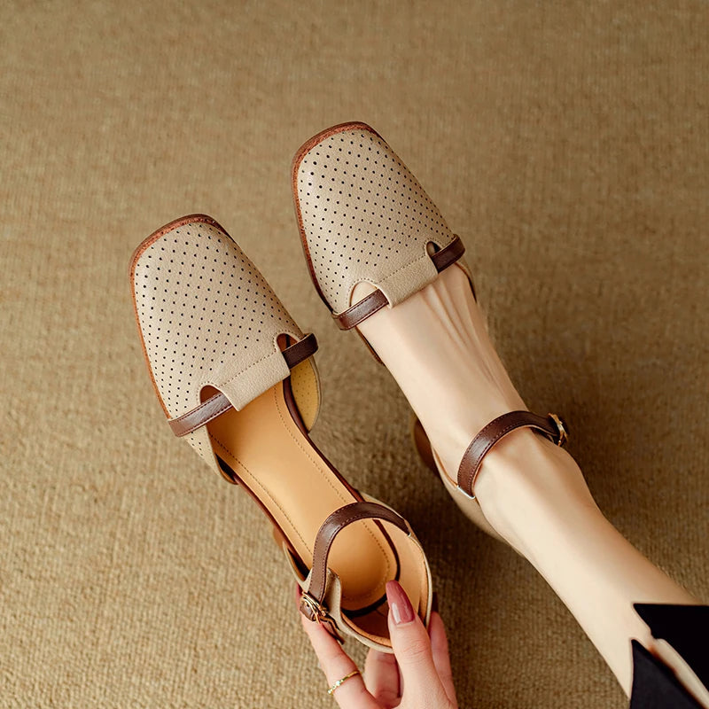 Square-Toe Heel (Perdita)