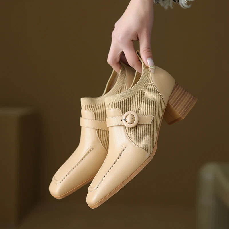 Square-Toe Heel (Shelby)