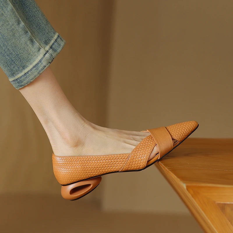 Pointed-Toe Slip-On (Taya)