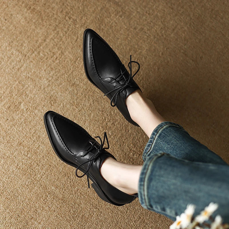 Pointed-Toe Lace-up (Heidi)