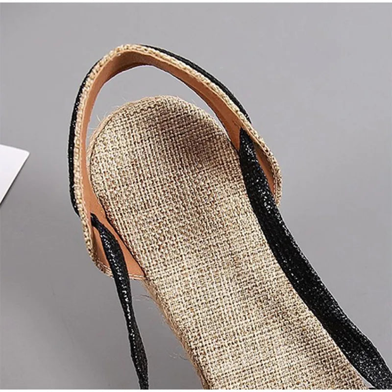 Round-Toe Espadrille (Maya)