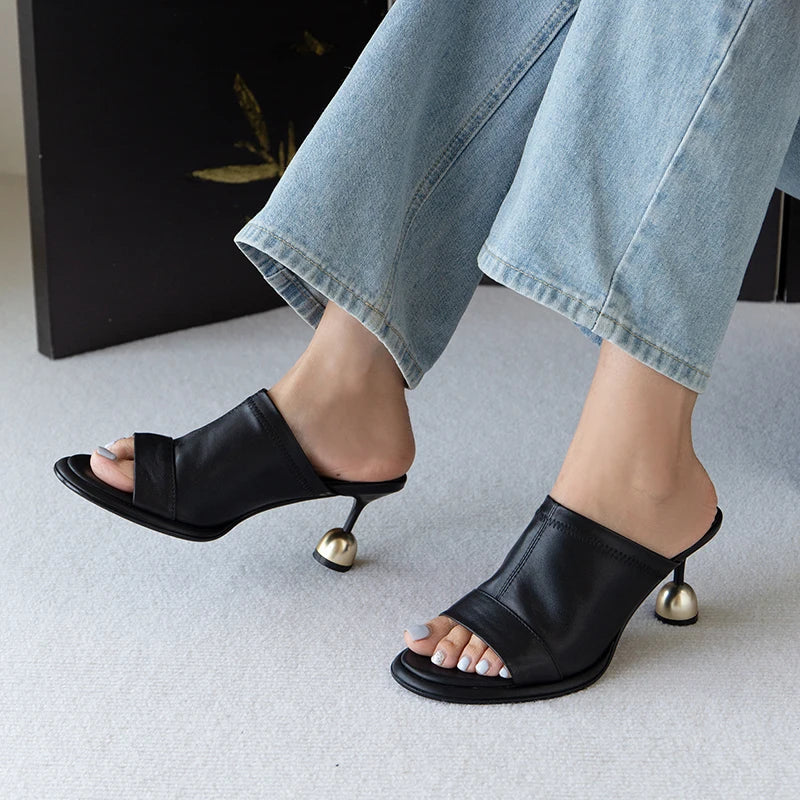 Round-Toe Mule (Charli)