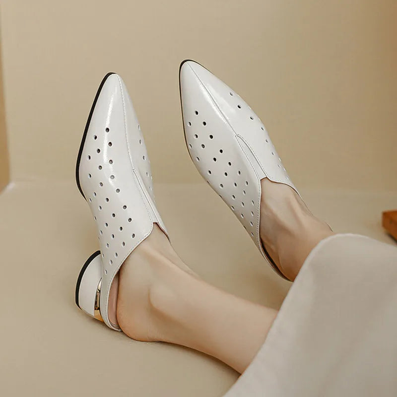 Pointed-Toe Mule (Scarlett)
