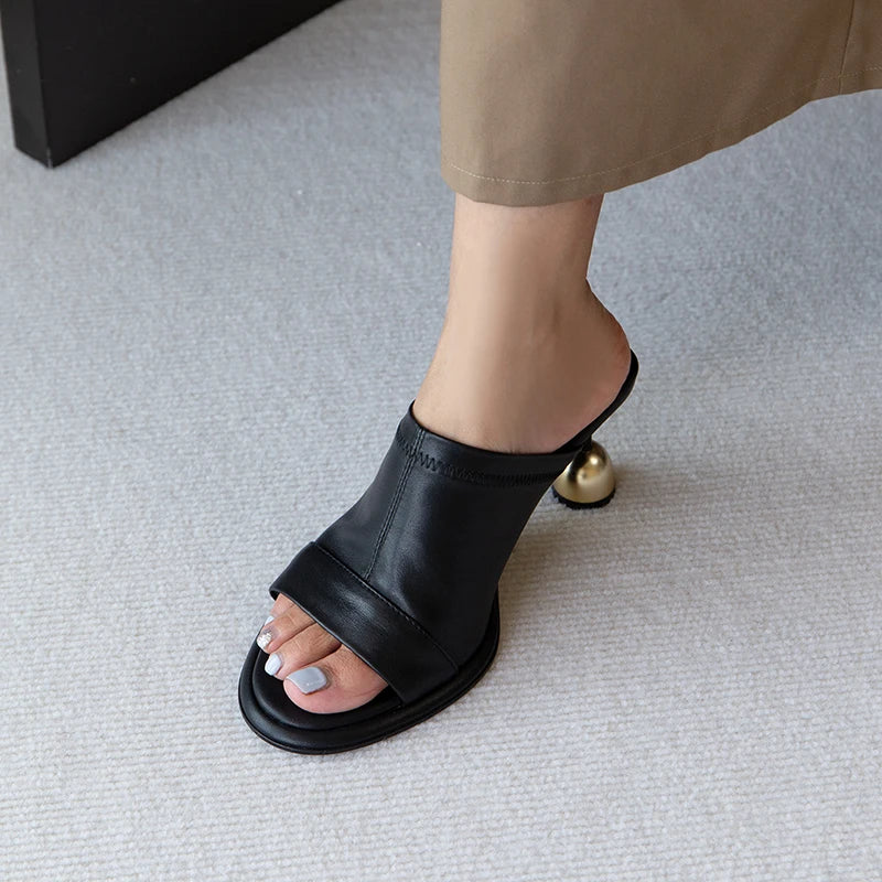 Round-Toe Mule (Charli)