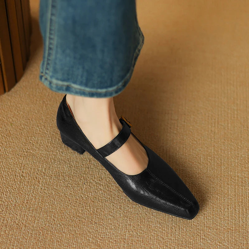 Pointed-Toe Mary-Jane (Denise)