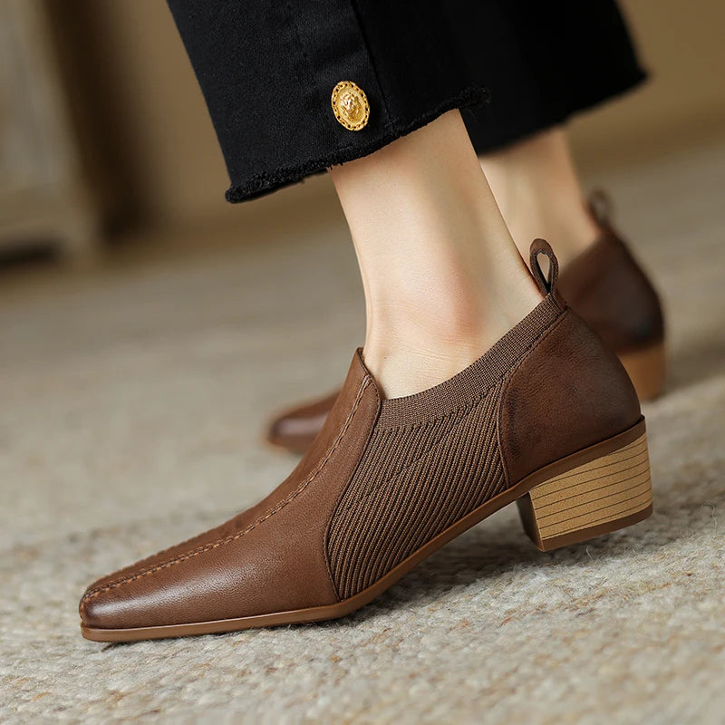 Square-Toe Loafer (Tyra)