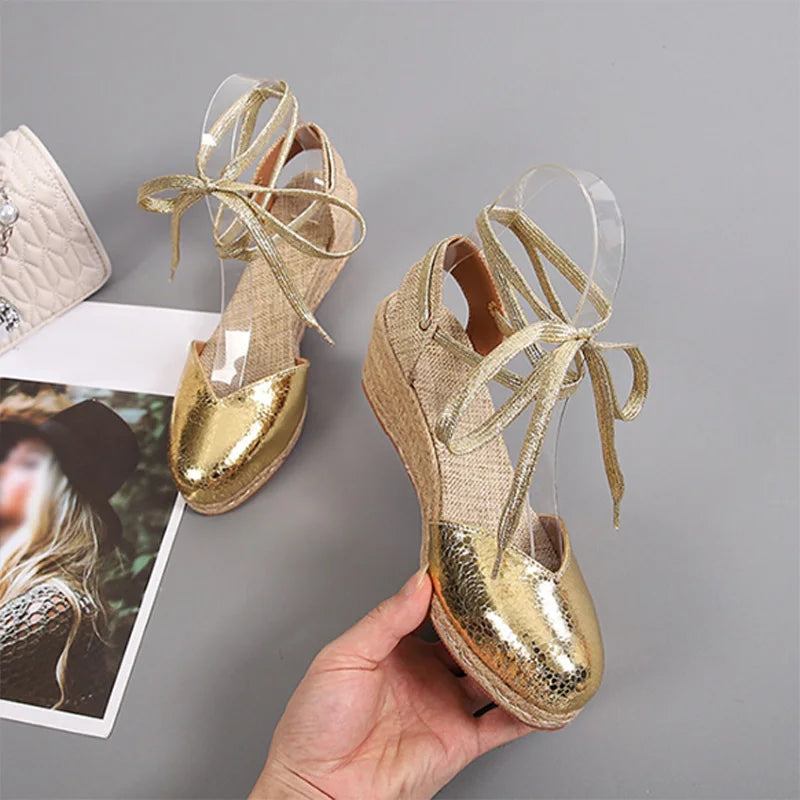 Round-Toe Espadrille (Maya)