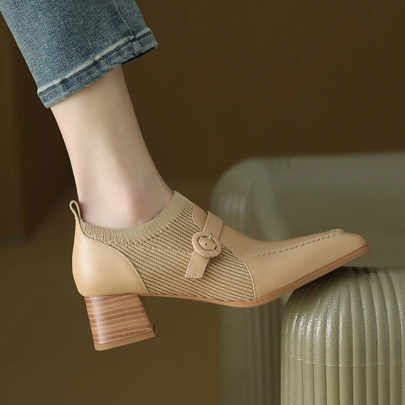 Square-Toe Heel (Shelby)