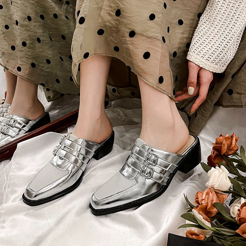 Pointed-Toe Mule (Shona)