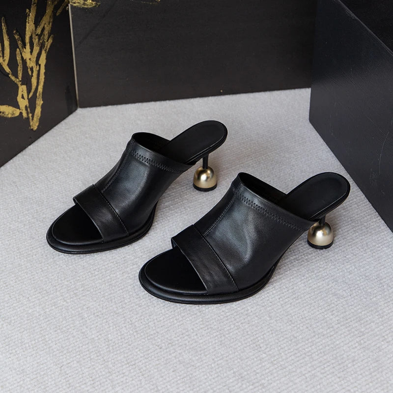 Round-Toe Mule (Charli)