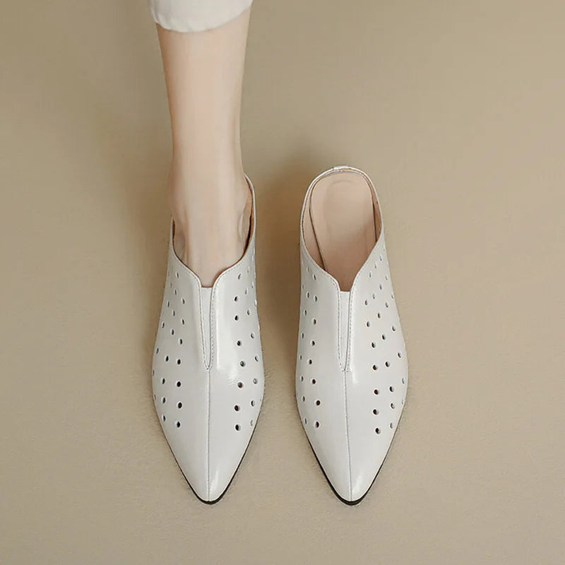 Pointed-Toe Mule (Scarlett)