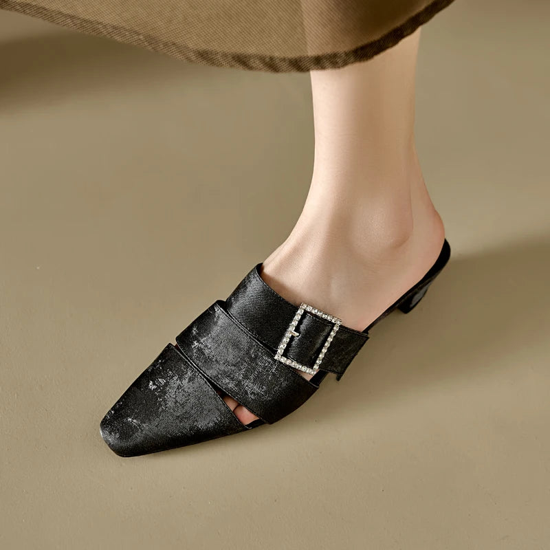 Pointed-Toe Mule (Daphne)