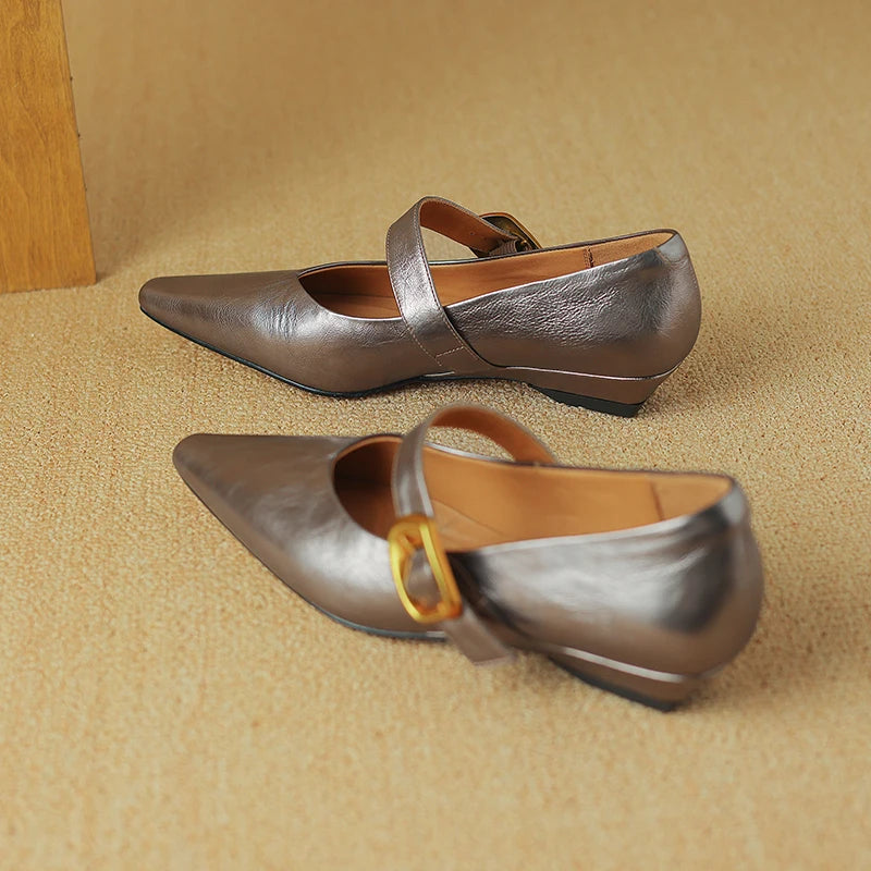 Pointed-Toe Mary-Jane (Veda)