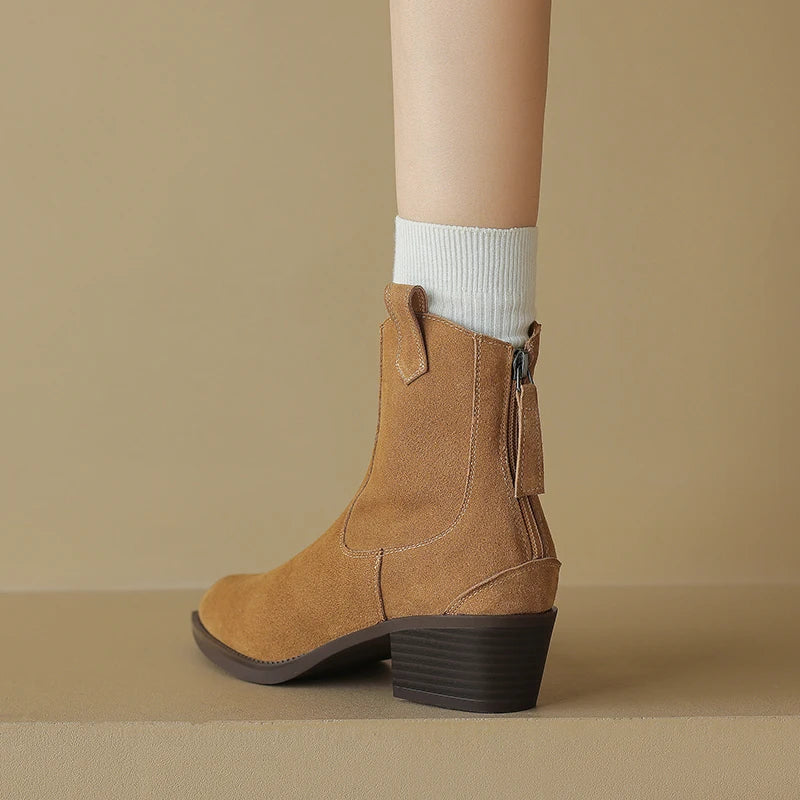 Pointed-Toe Ankle Boot (Zana)