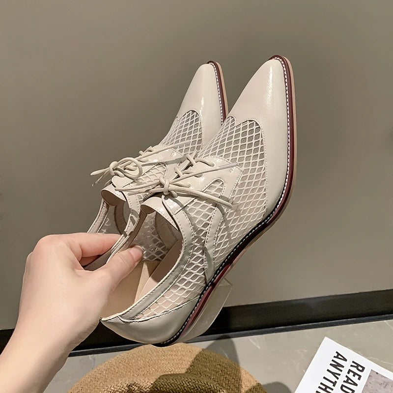 Pointed-Toe Lace-up (Vesper)
