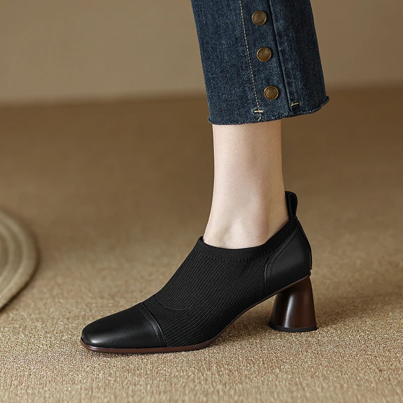 Square-Toe Heel (Ophelia)