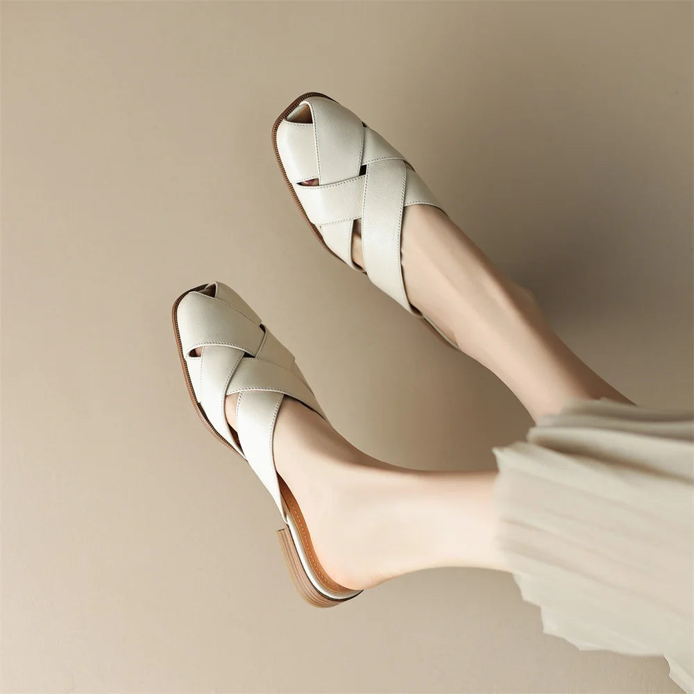 Round-Toe Mule (Amara)
