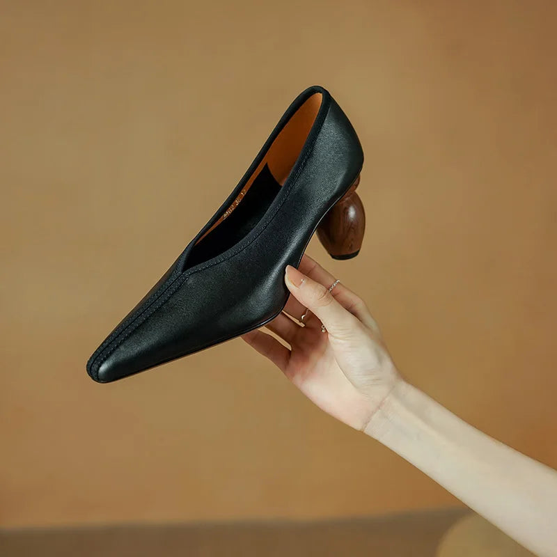 Pointed-Toe Heel (Quyn)