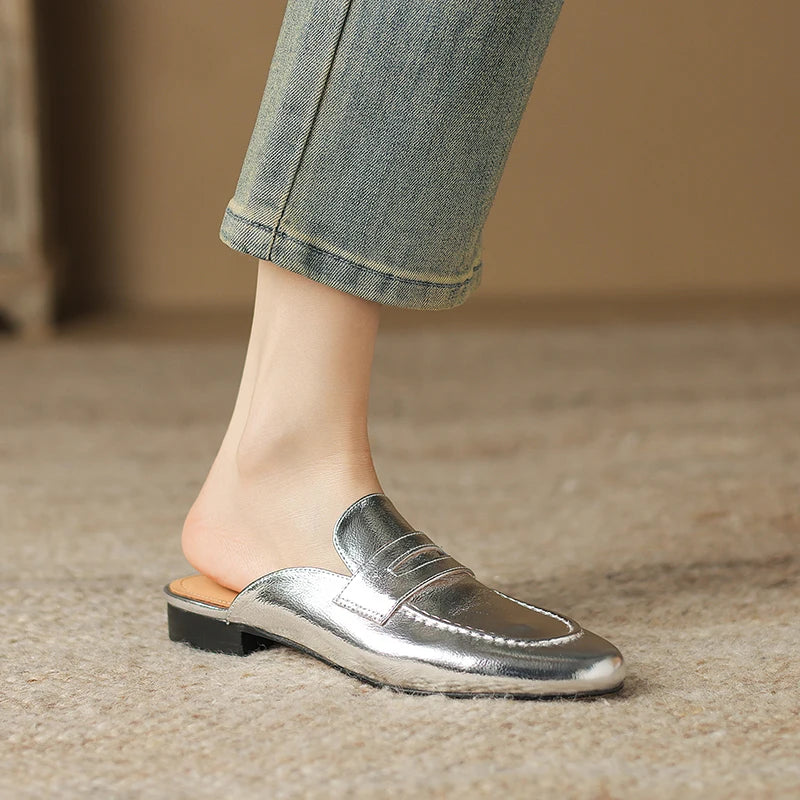 Round-Toe Mule (Darlene)