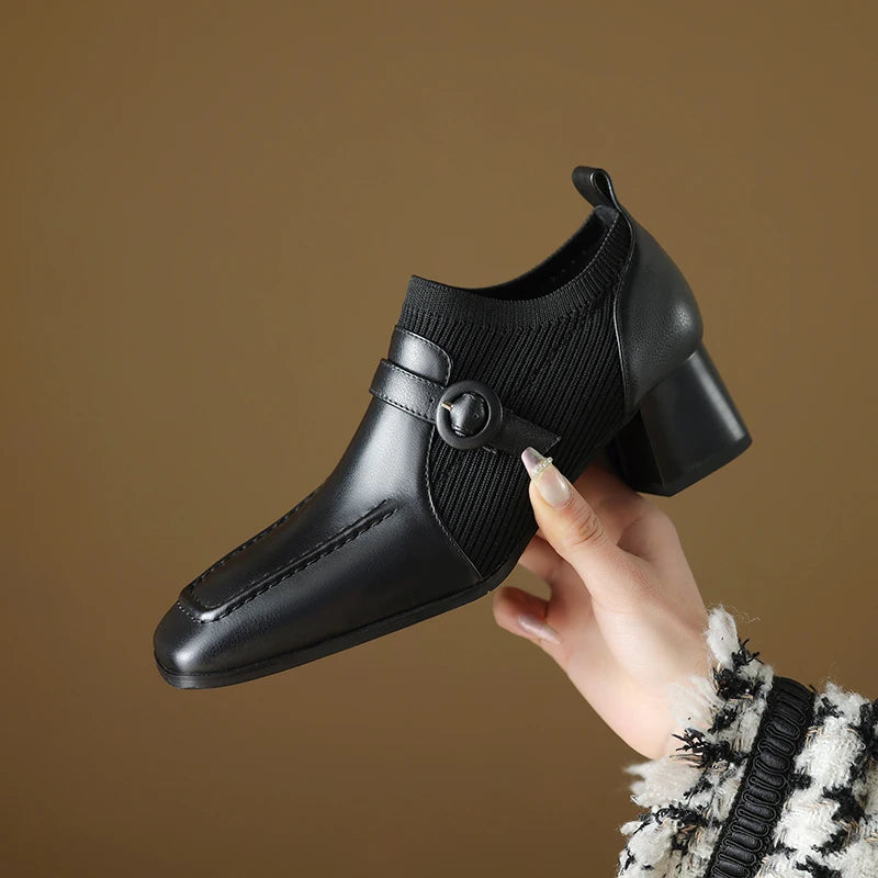 Square-Toe Heel (Shelby)