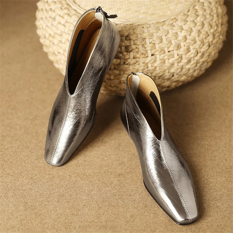 Square-Toe Block Heel (Ava)