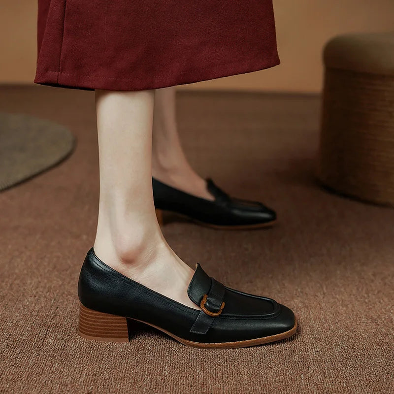 Square-Toe Loafer (Tania)