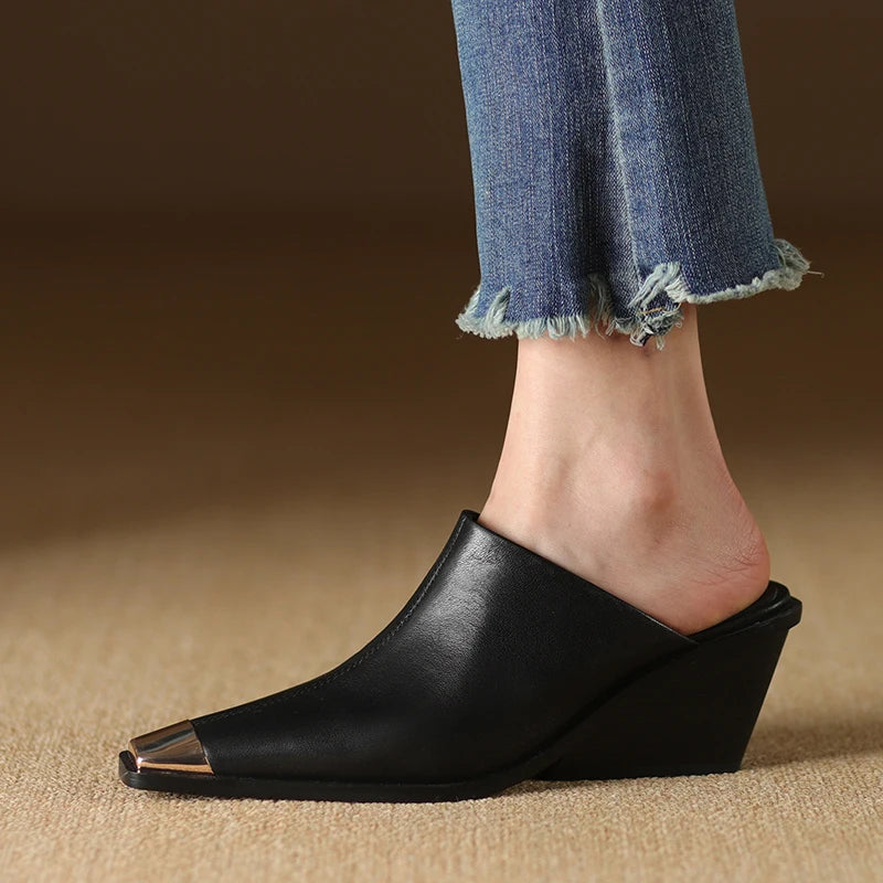 Pointed-Toe Mule (Melanie)