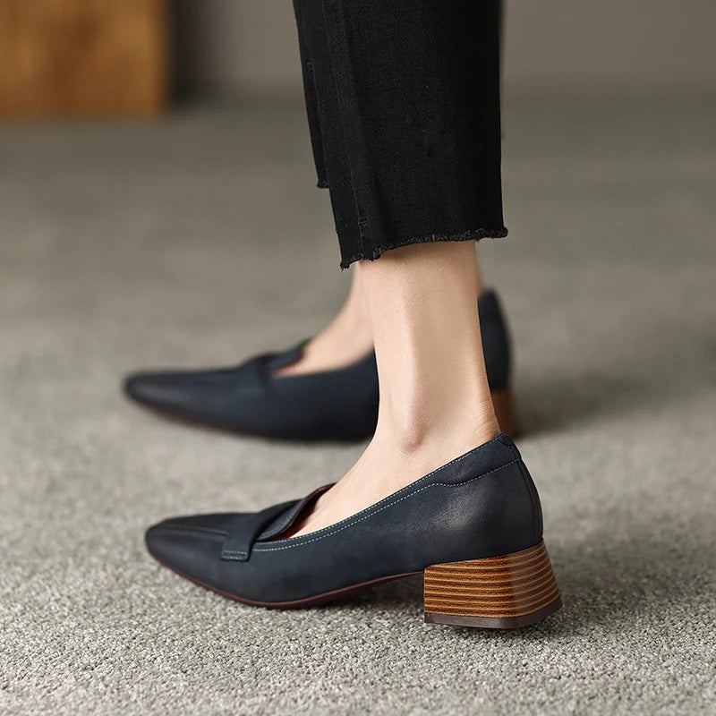 Pointed-Toe Loafer (Ember)