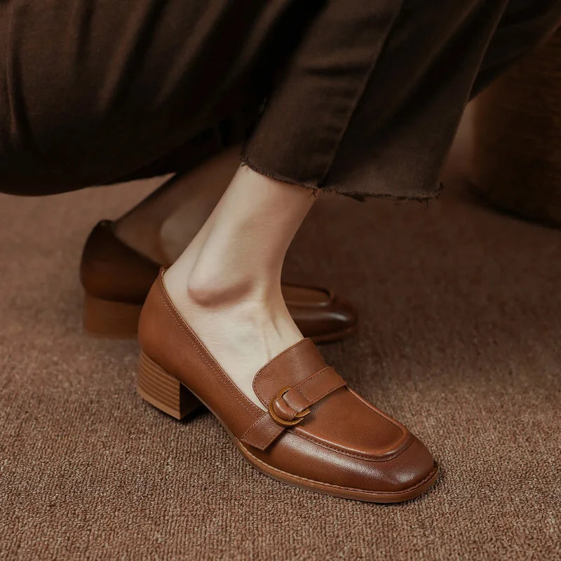 Square-Toe Loafer (Tania)