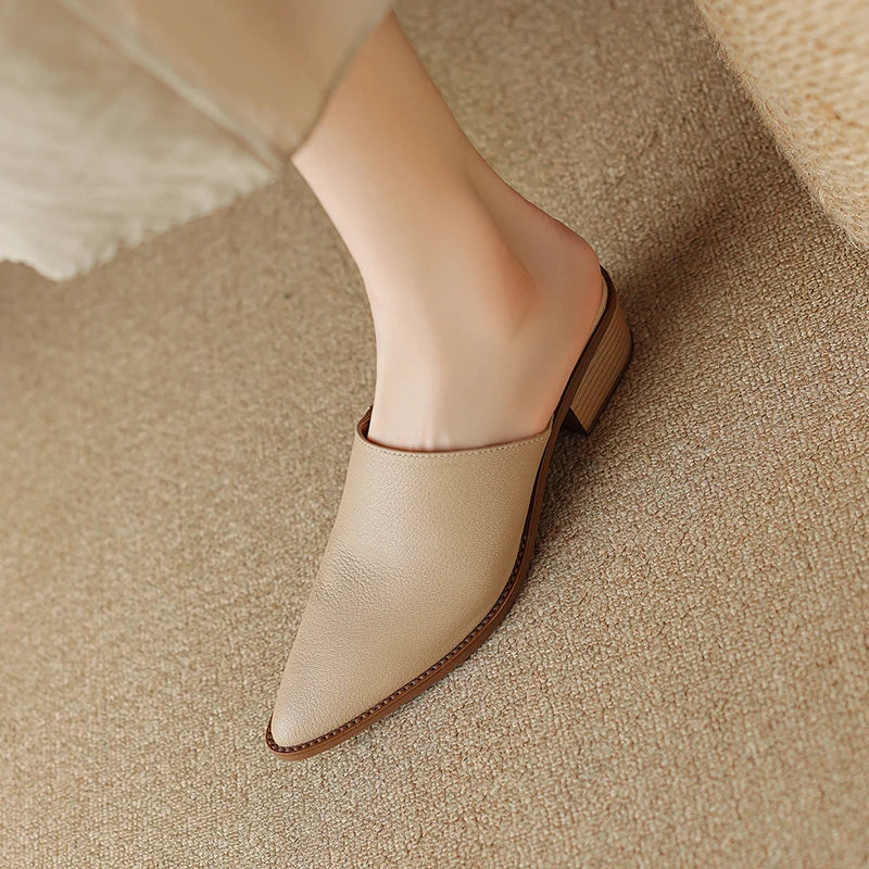 Pointed-Toe Mule (Celia)