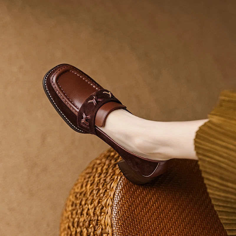 Square-Toe Loafer (Judith)