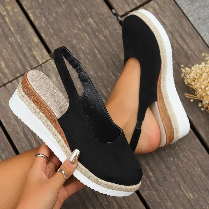 Round-Toe Wedge (Pamela)