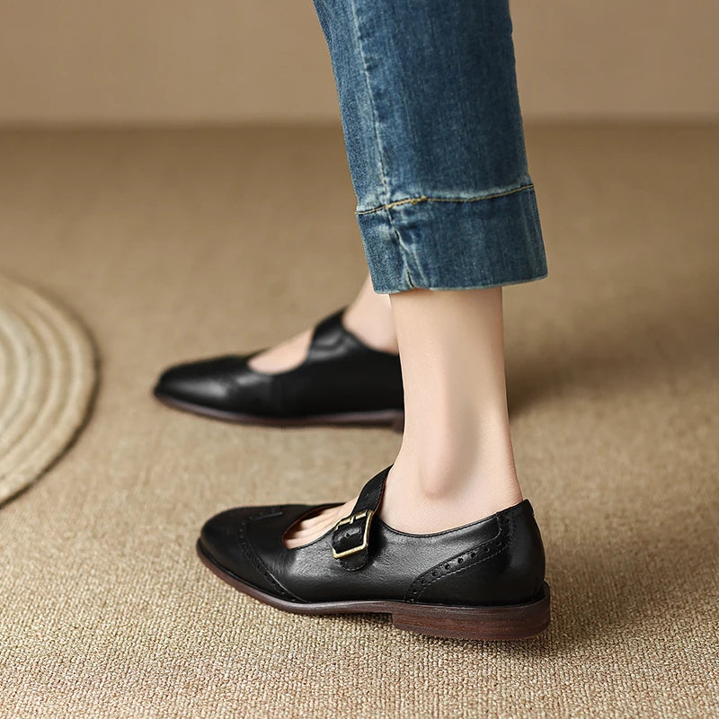 Round-Toe Mary-Jane (Leah)