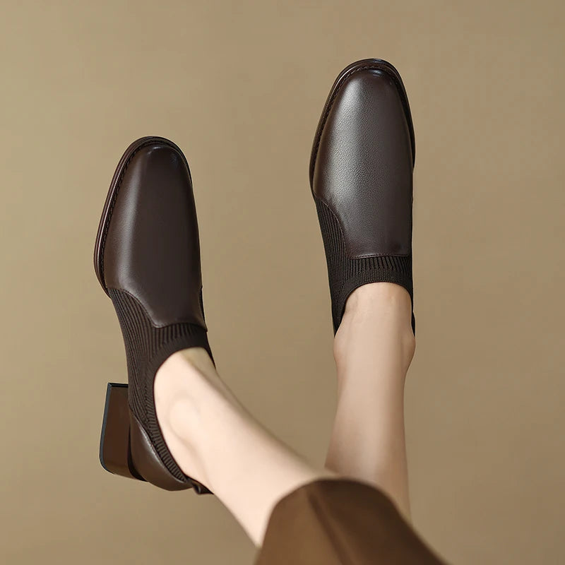 Square-Toe Loafer (Lillian)