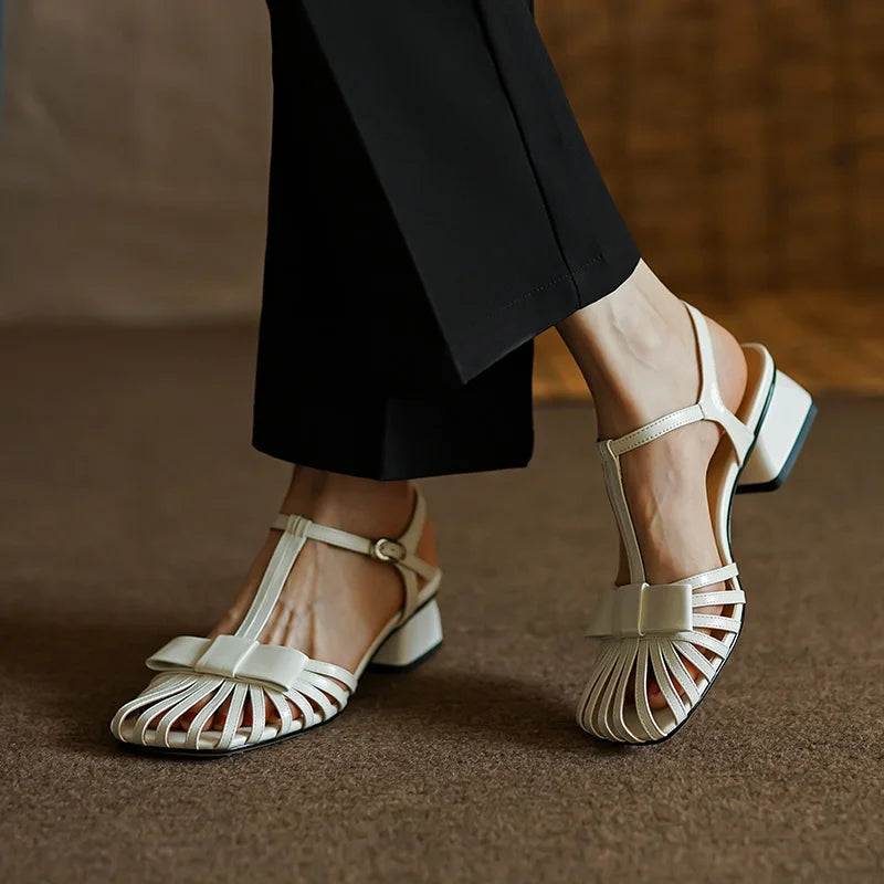 Square-Toe Sandal (Xabrina)