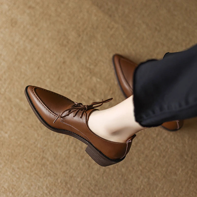 Pointed-Toe Lace-up (Heidi)
