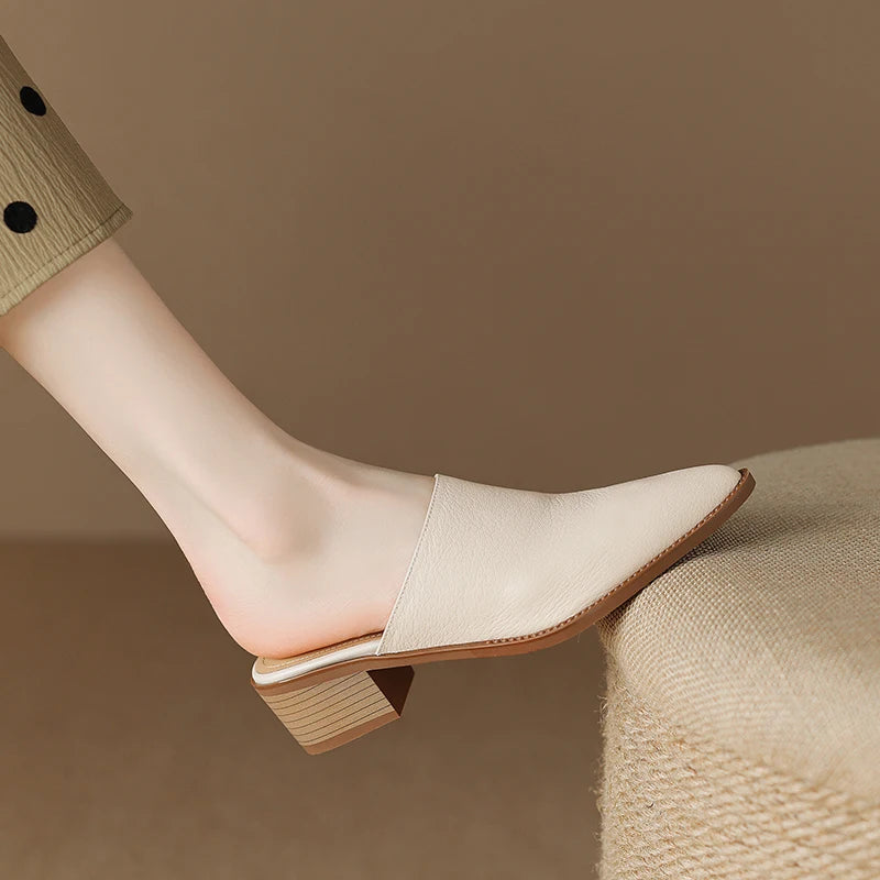 Pointed-Toe Mule (Celia)