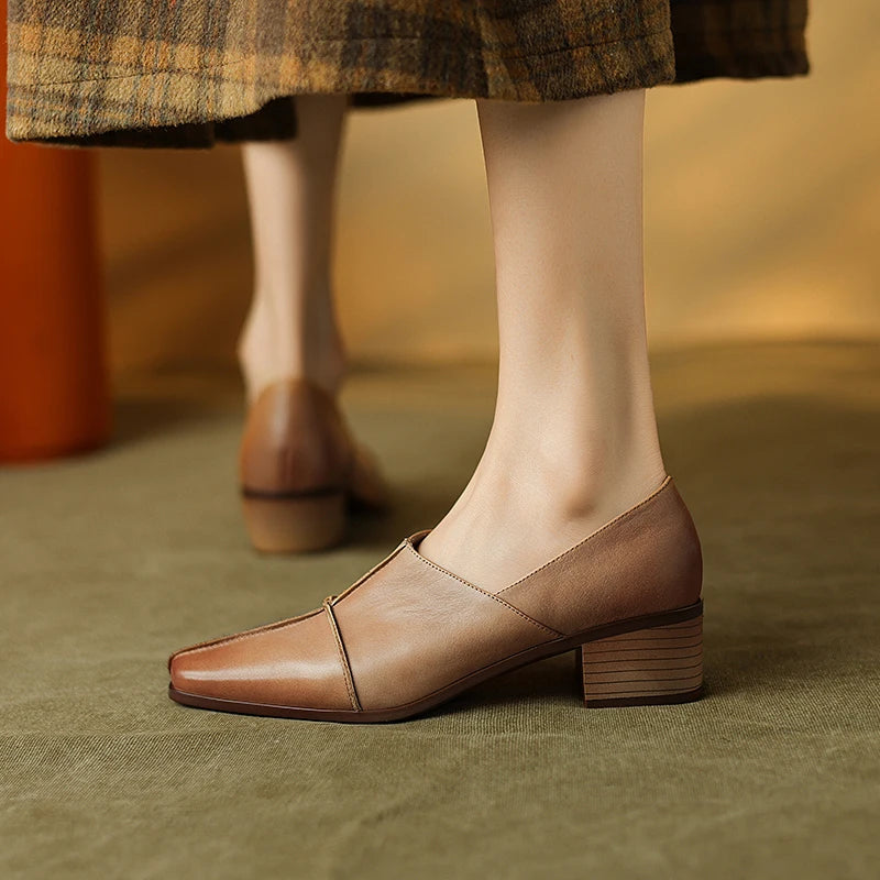 Square-Toe Slip-on (Fiona)