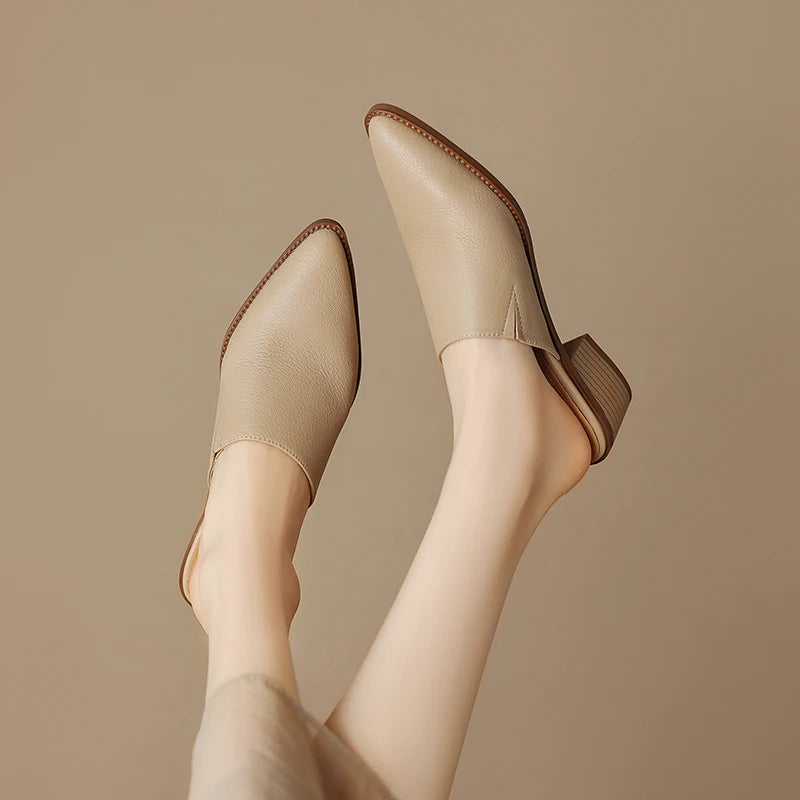 Pointed-Toe Mule (Celia)
