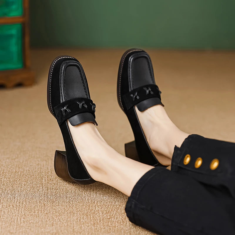 Square-Toe Loafer (Judith)